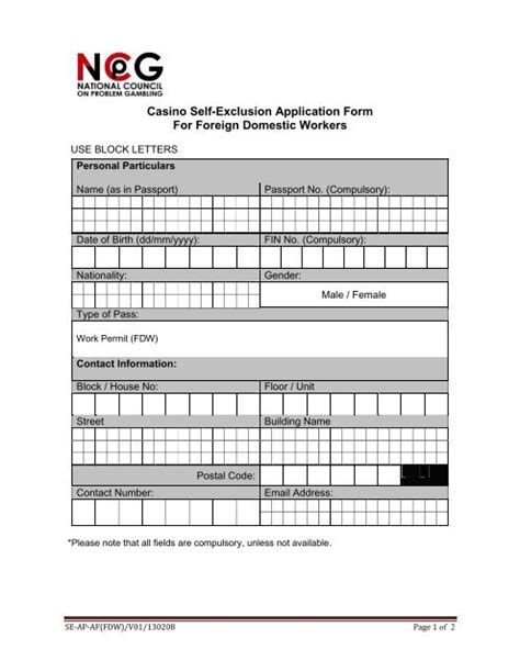 How do I help my foreign employees to apply for casino self .